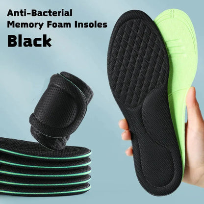 Plantillas de espuma viscoelástica antibacterianas